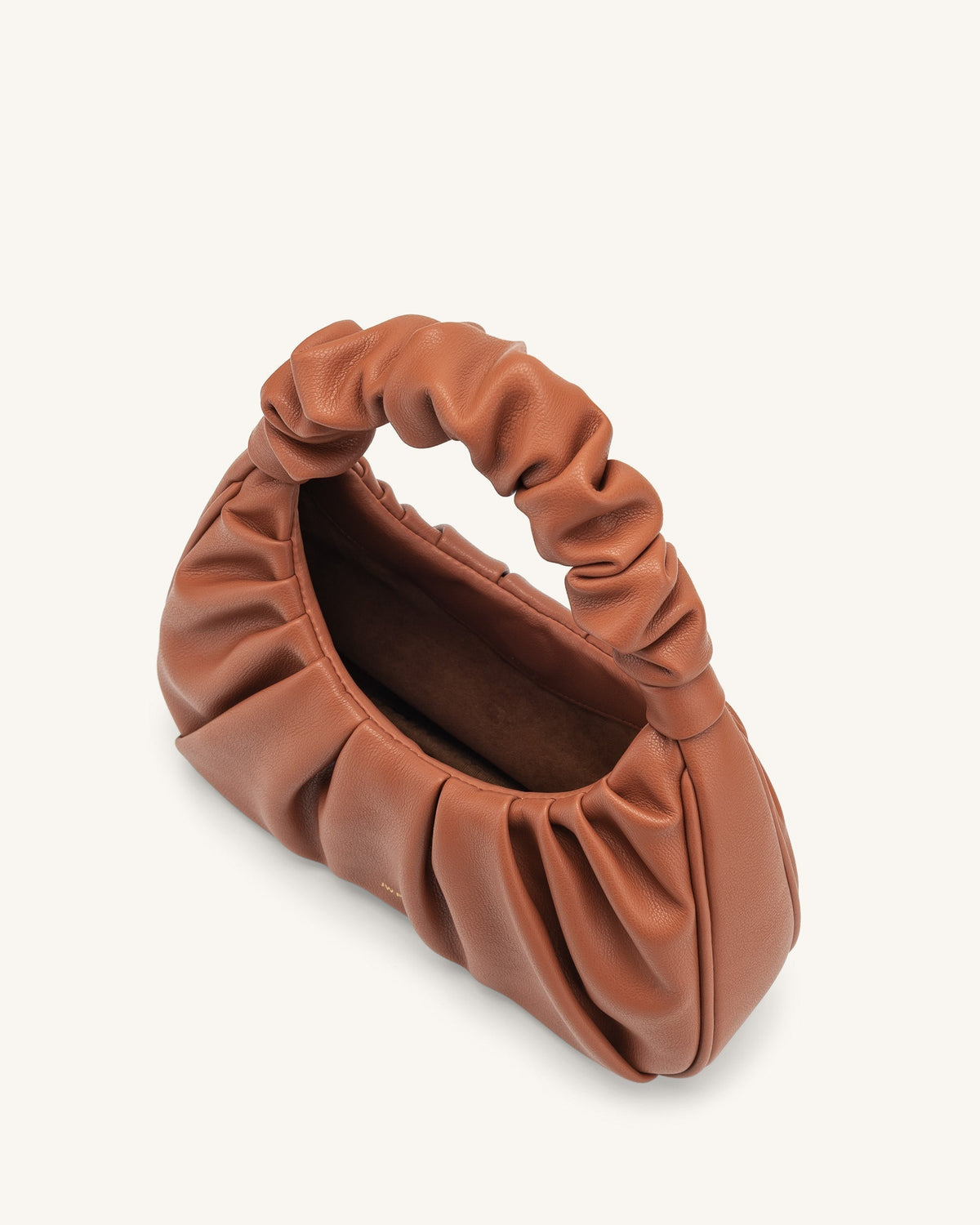 Gabbi Ruched Hobo Handbag - Nutella | JW PEI