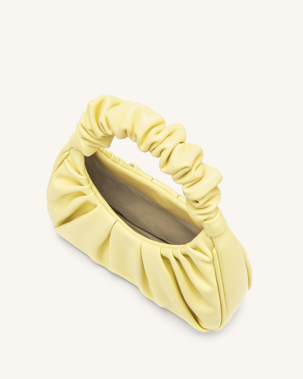 Gabbi Ruched Hobo Handbag - Light Yellow | JW PEI