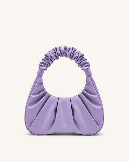 Gabbi Ruched Hobo Handbag - Purple | JW PEI