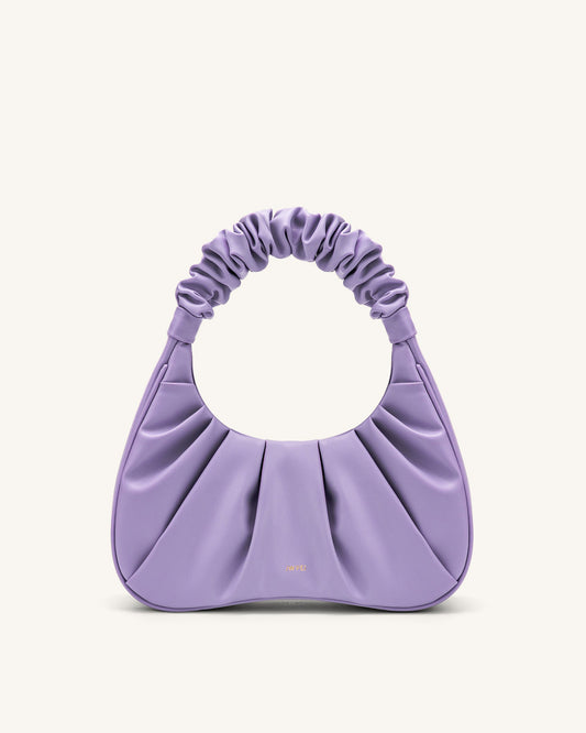 Gabbi Ruched Hobo Handbag - Purple | JW PEI