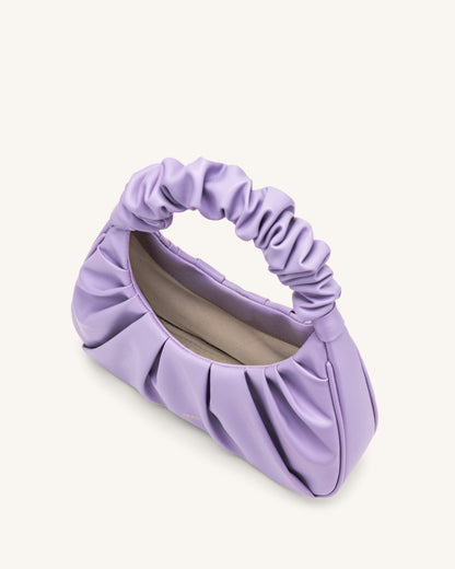 Gabbi Ruched Hobo Handbag - Purple | JW PEI