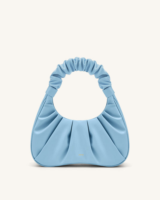 Gabbi Ruched Hobo Handbag -Ice | JW PEI