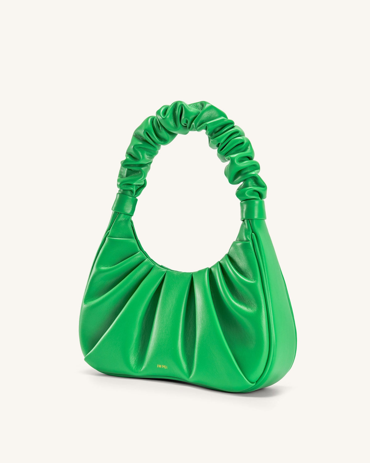 Gabbi Ruched Hobo Handbag - Grass Green | JW PEI