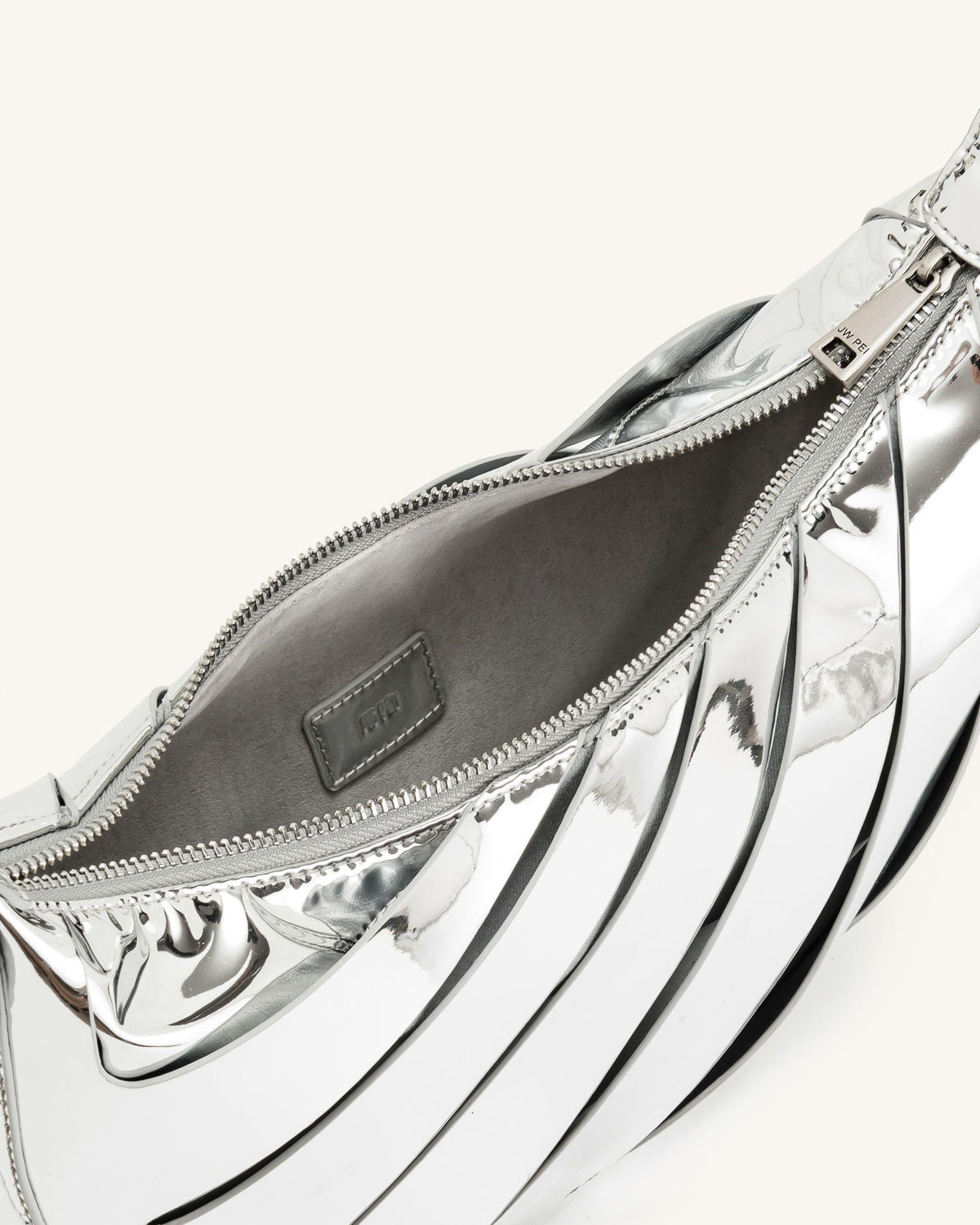 Jana Hollow Out Shoulder Bag - Silver | JW PEI