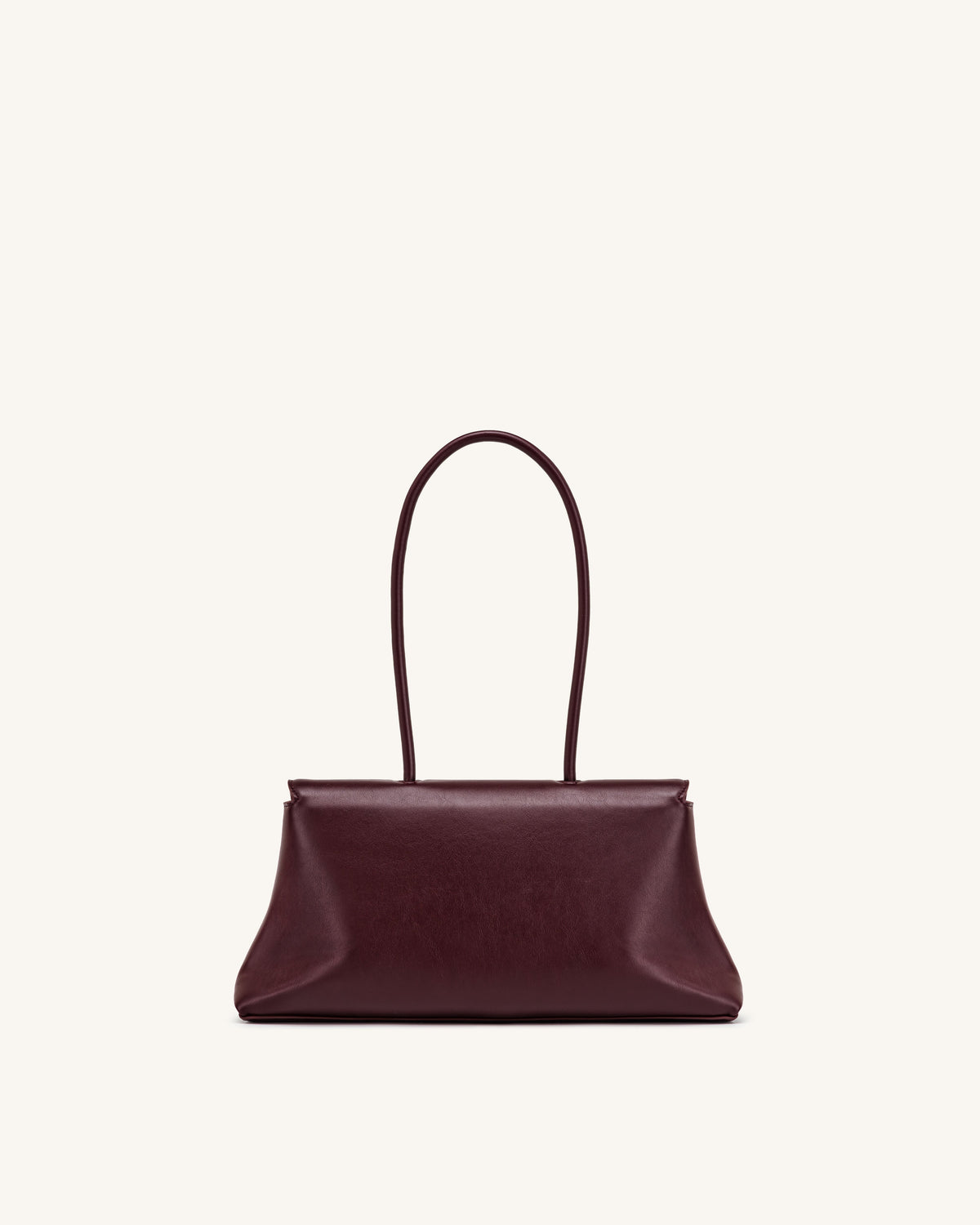 Selene Lock Flap Shoulder Bag - Burgundy | JW PEI