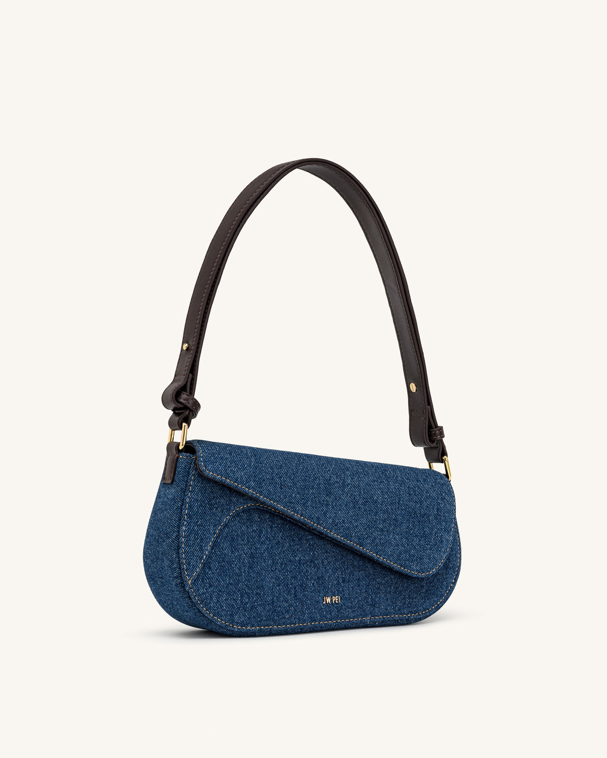 Addisyn Shoulder Bag - Blue Denim | JW PEI