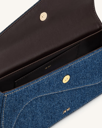 Addisyn Shoulder Bag - Blue Denim | JW PEI