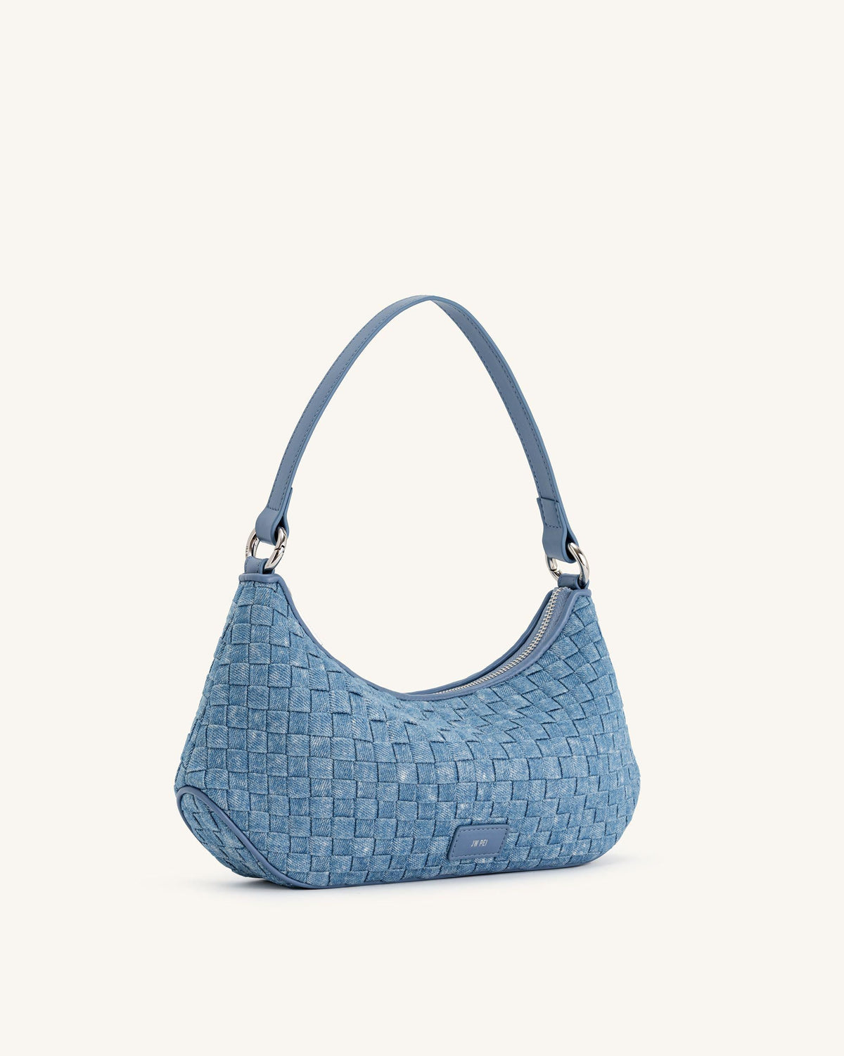 Lily Shoulder Bag - Blue Denim Weave | JW PEI