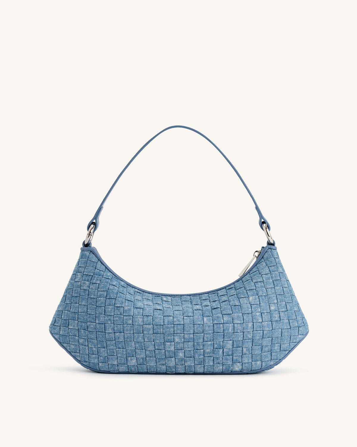 Lily Shoulder Bag - Blue Denim Weave | JW PEI