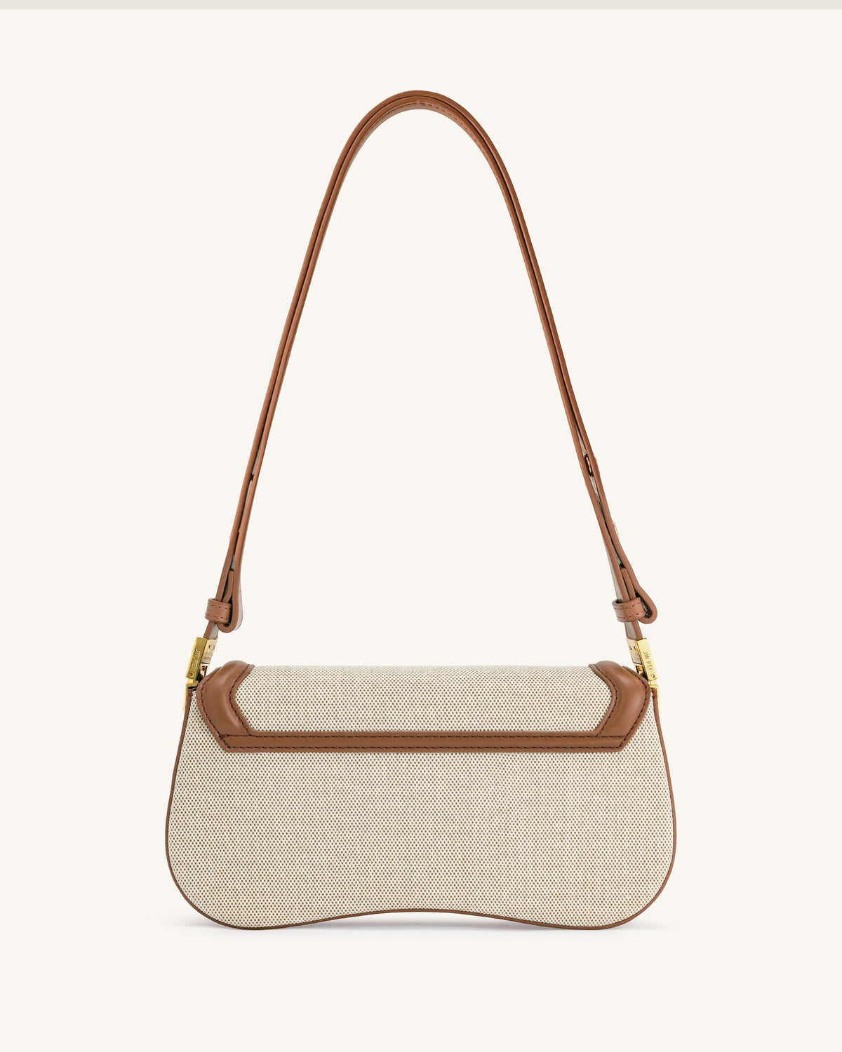 Joy Shoulder Bag - Brown Canvas | JW PEI