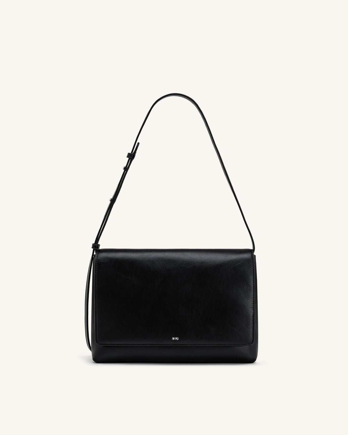Isolde Flap Shoulder Bag - Black | JW PEI