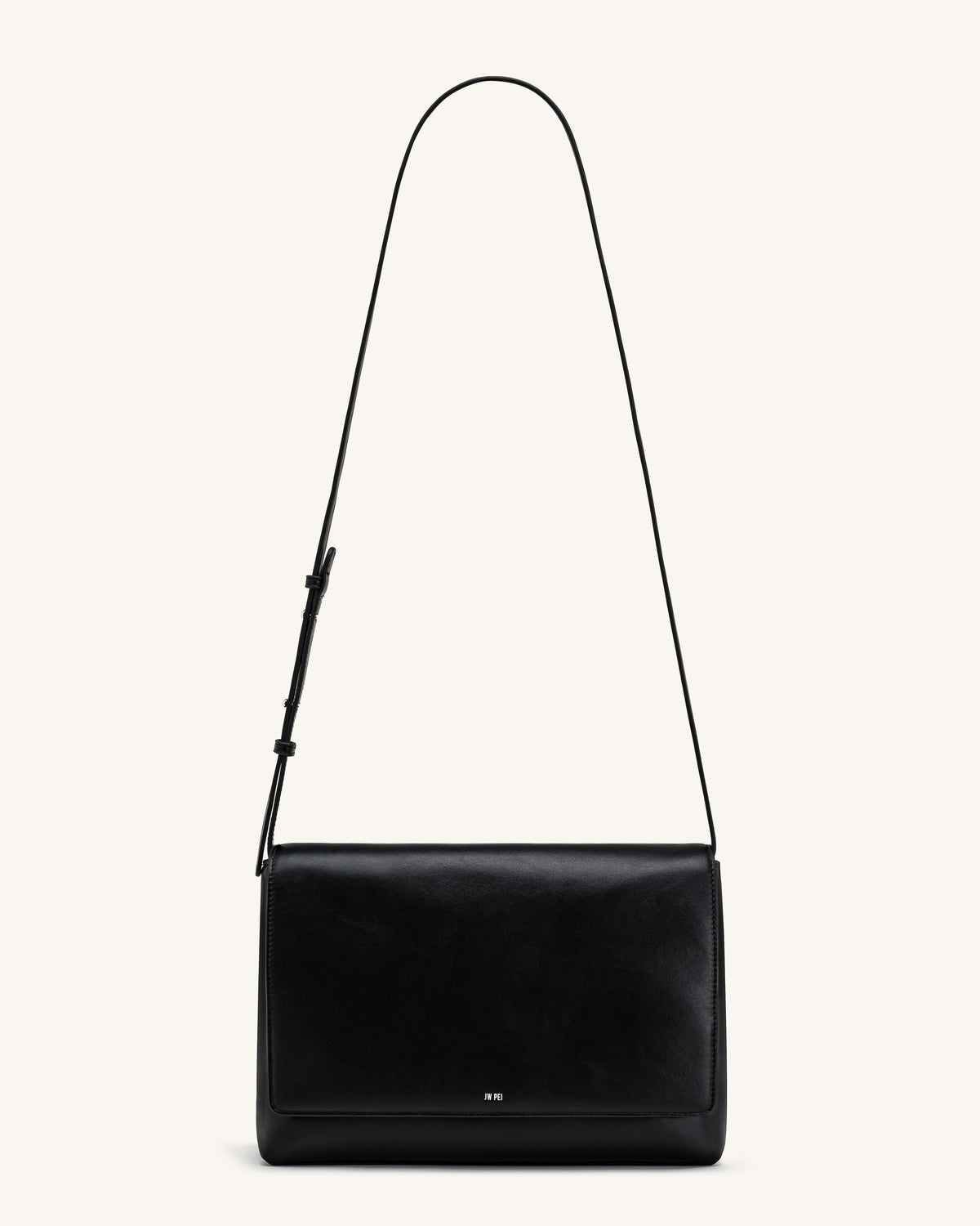 Isolde Flap Shoulder Bag - Black | JW PEI
