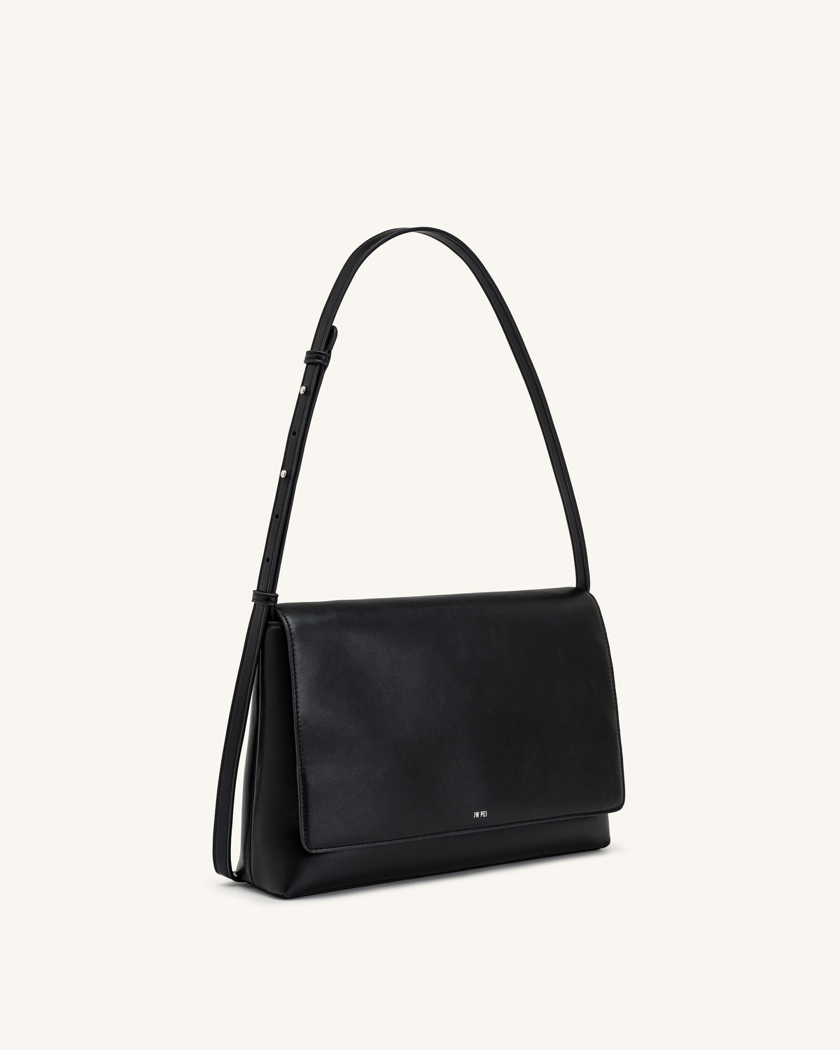 Isolde Flap Shoulder Bag - Black | JW PEI
