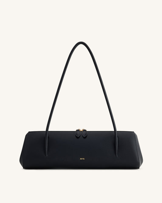 Nova Minimalist Shoulder Bag - Jet Black | JW PEI