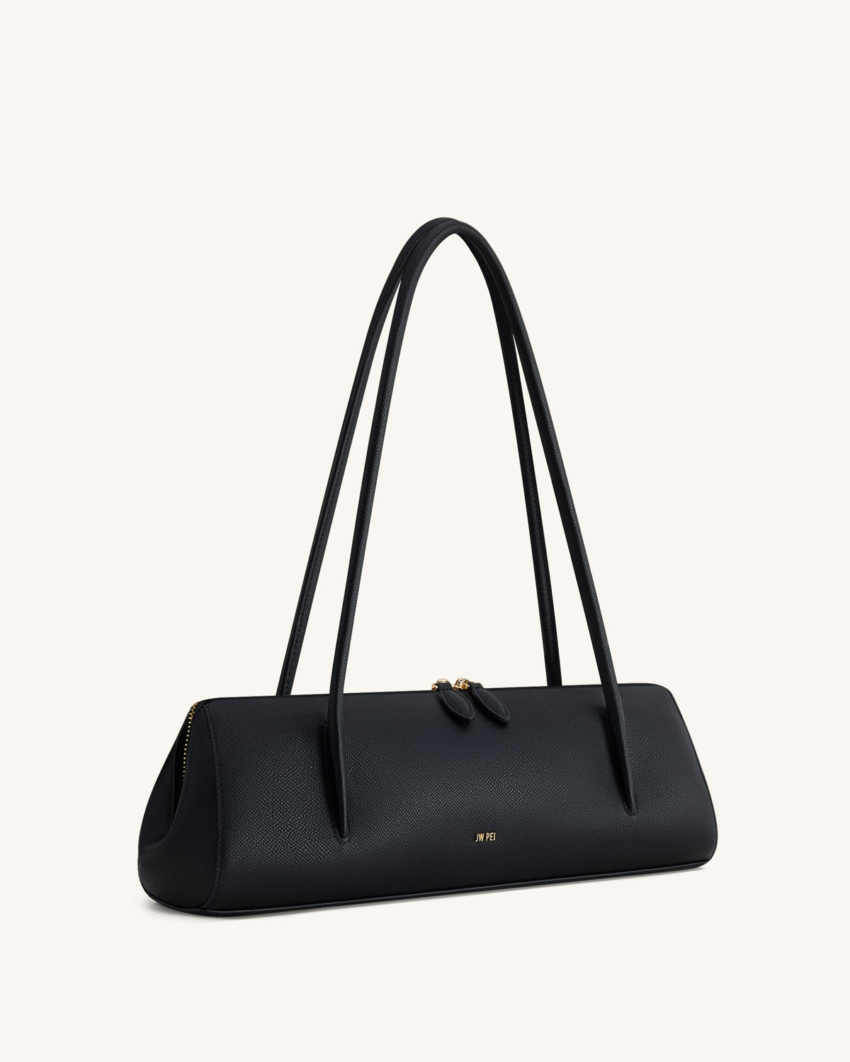 Nova Minimalist Shoulder Bag - Jet Black | JW PEI