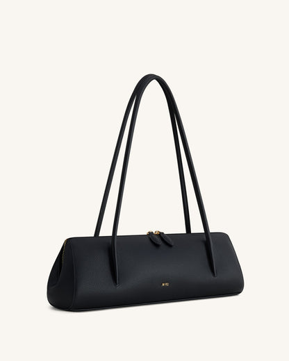 Nova Minimalist Shoulder Bag - Jet Black | JW PEI