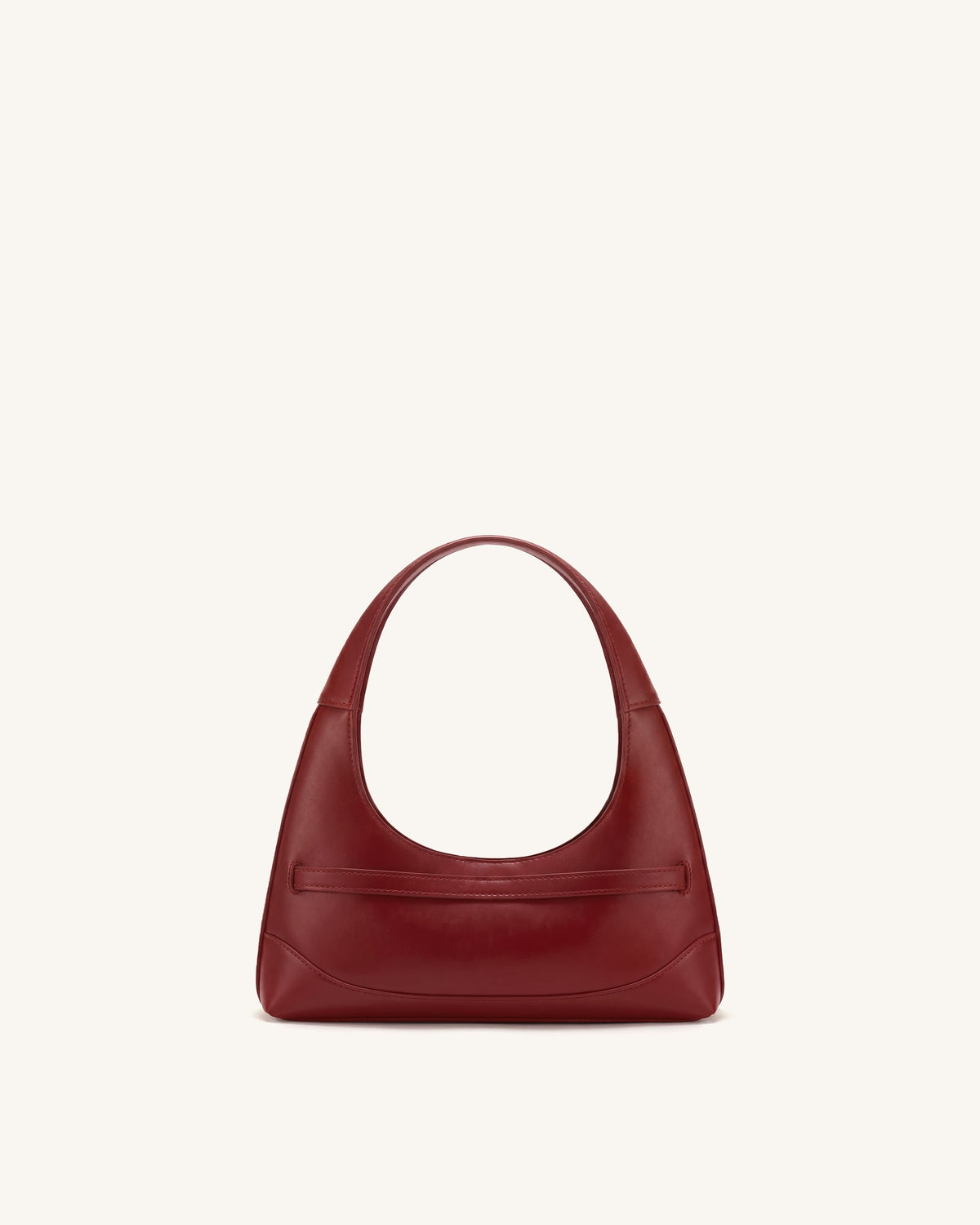 Noelle Belted Shoulder Bag - Deep Burgundy | JW PEI