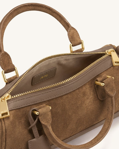 Josie Barrel Shoulder Bag - Brown | JW PEI