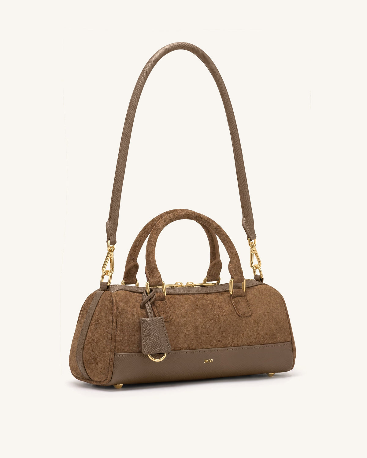 Josie Barrel Shoulder Bag - Brown | JW PEI