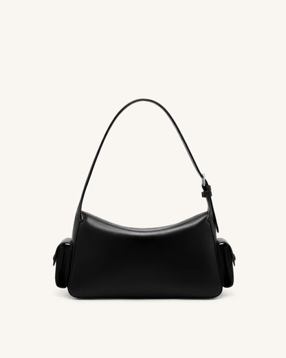 Corinne Multi-Pocket Shoulder Bag - Black | JW PEI