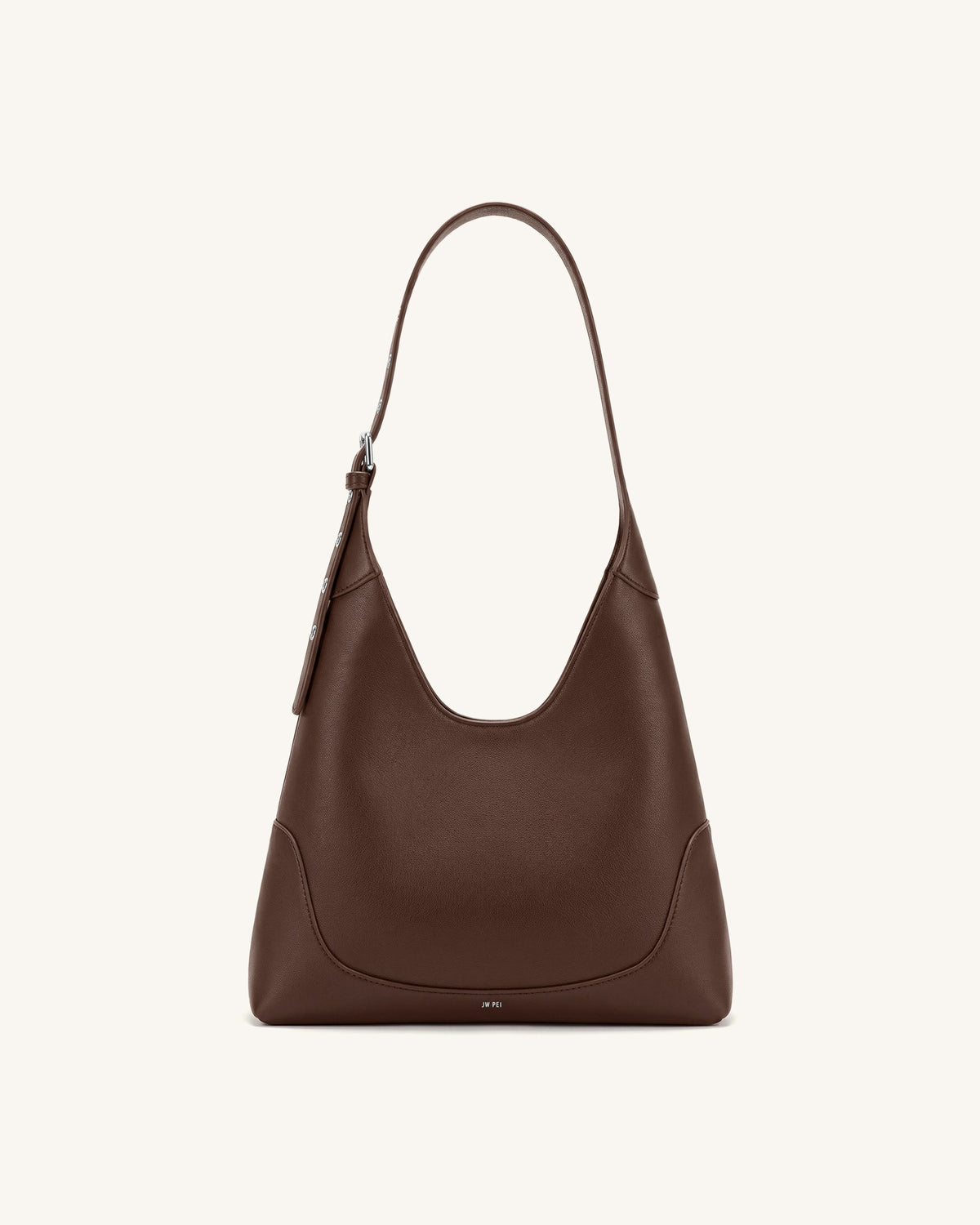 Willow Soft Hobo Shoulder Bag - Dark Brown | JW PEI