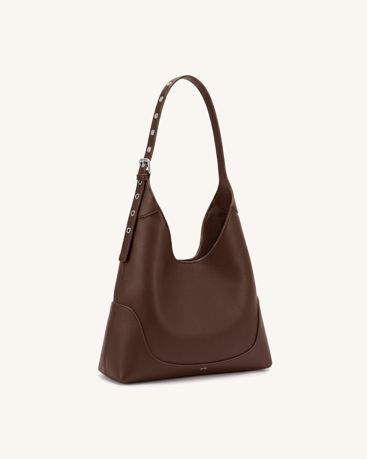Willow Soft Hobo Shoulder Bag - Dark Brown | JW PEI
