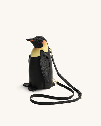 Pia Penguin Crossbody Bag - Black | JW PEI