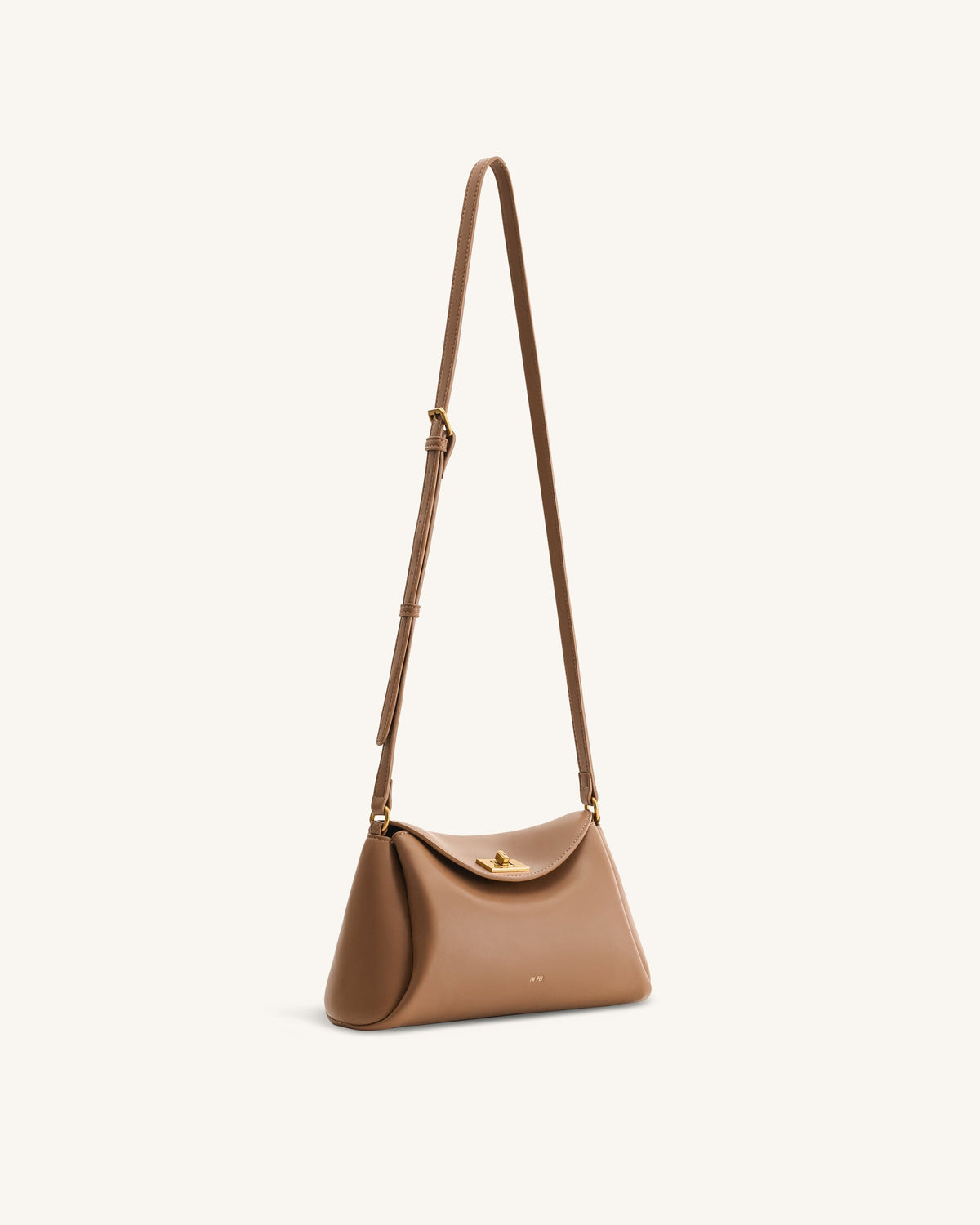 Greta Twist-Lock Crossbody Bag - Brown | JW PEI