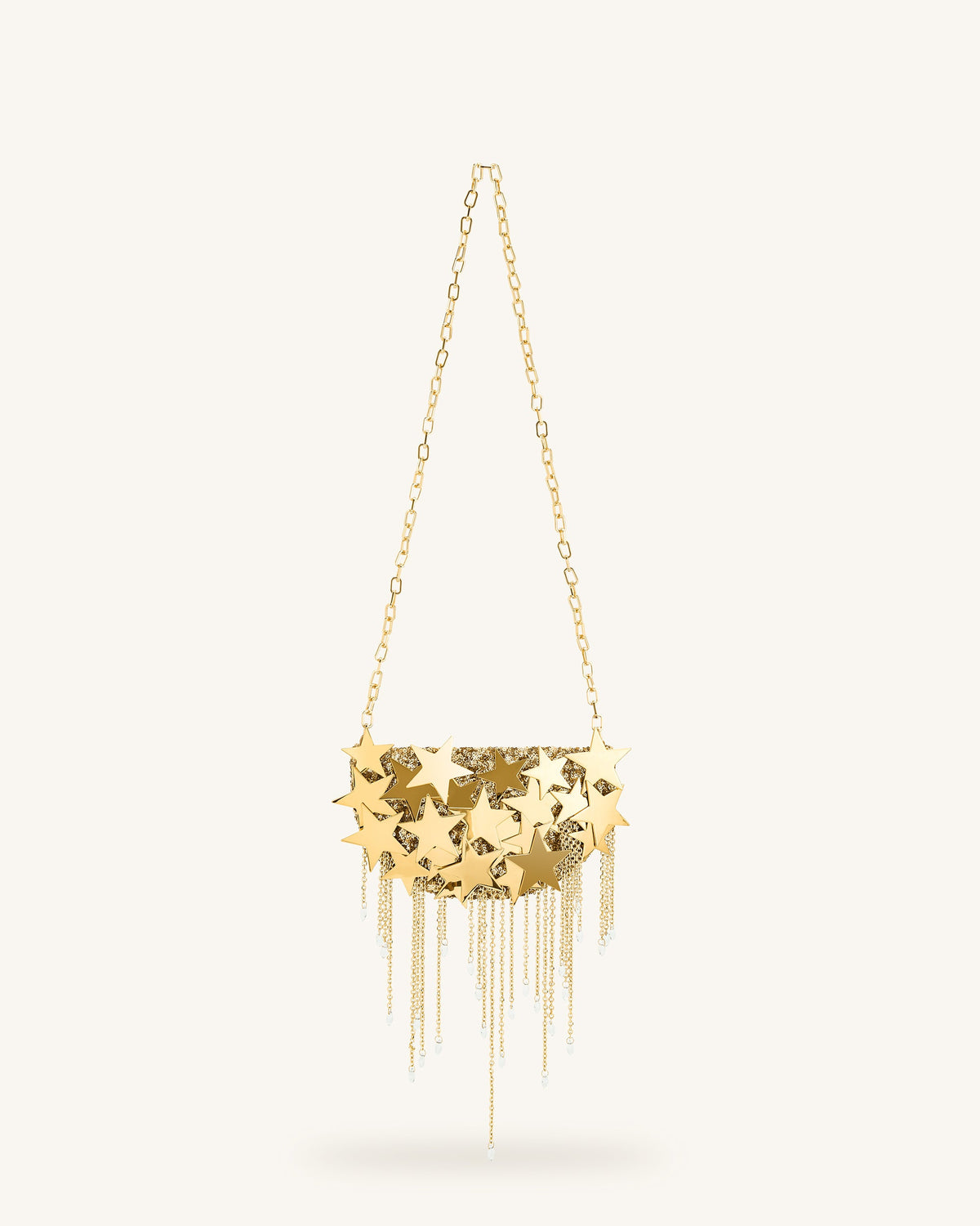 Anika Star-Embellished Chain Bag - Gold | JW PEI