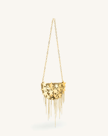 Anika Star-Embellished Chain Bag - Gold | JW PEI