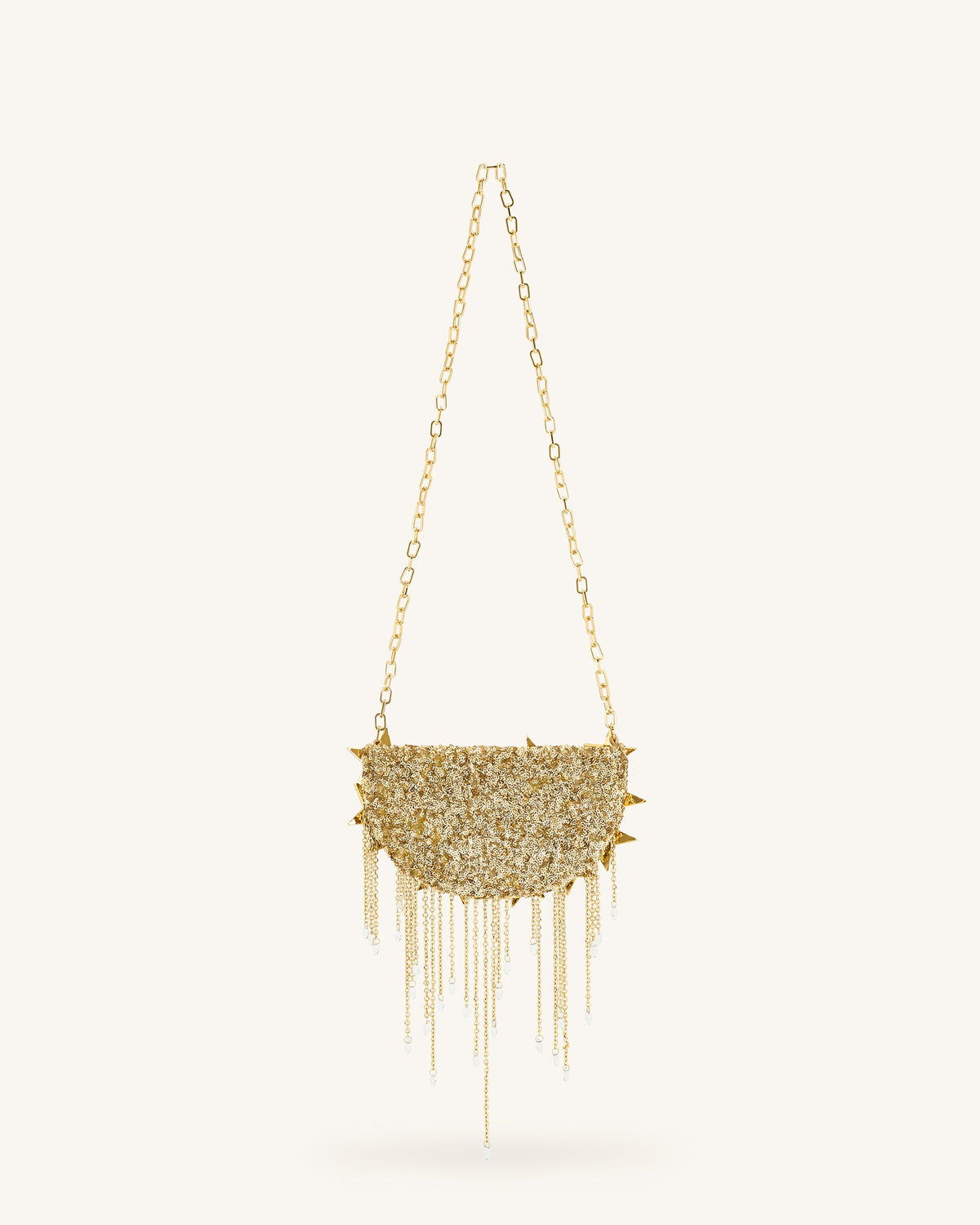 Anika Star-Embellished Chain Bag - Gold | JW PEI