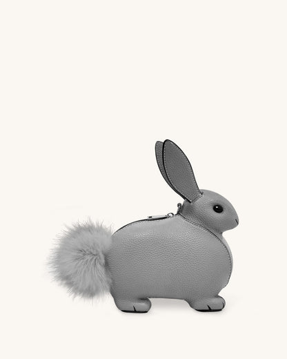 Alena Bunny Crossbody Bag - Grey | JW PEI