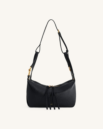 Selia Soft-Grain Crossbody Bag - Black | JW PEI