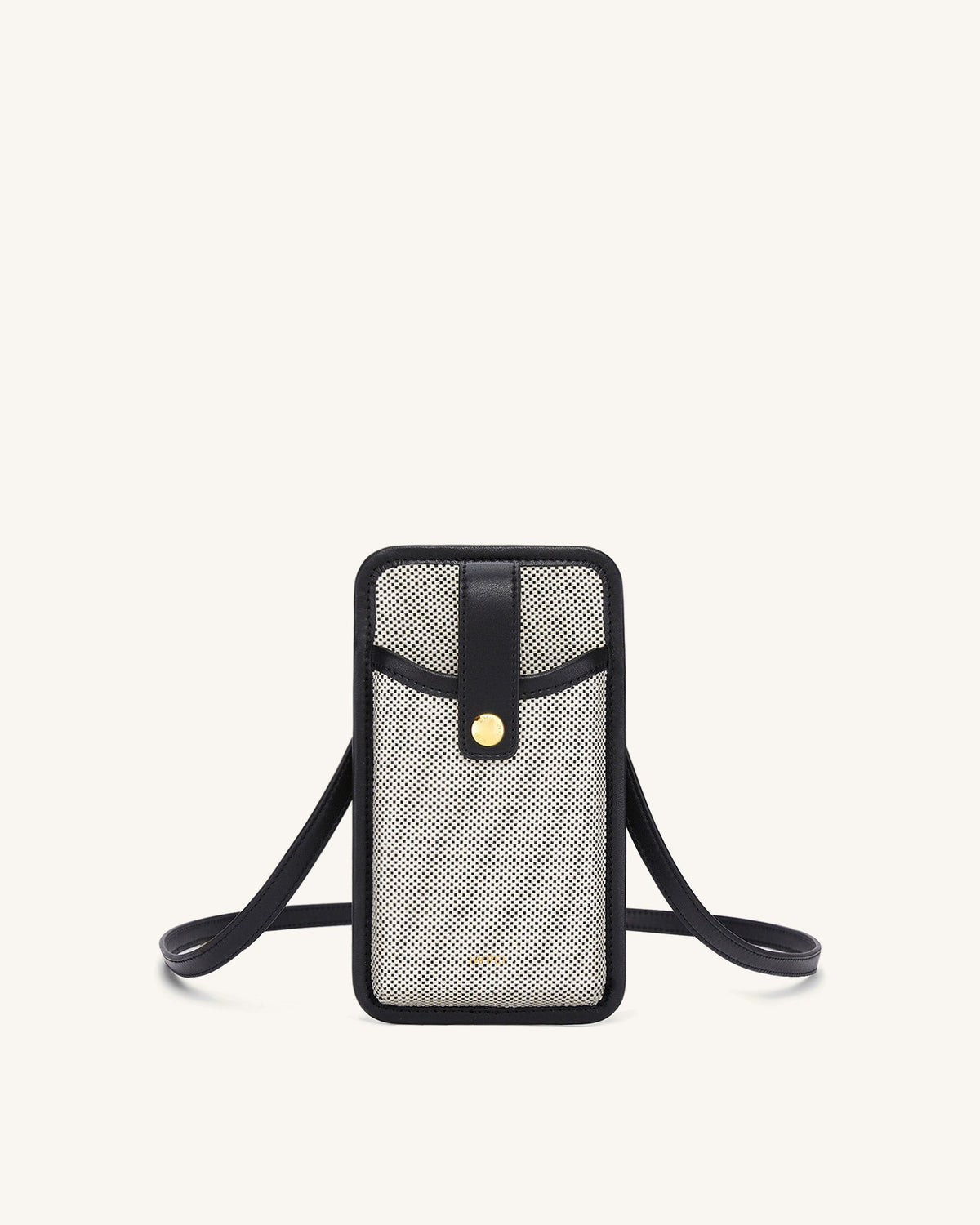 Aylin Canvas Phone Bag - Black | JW PEI