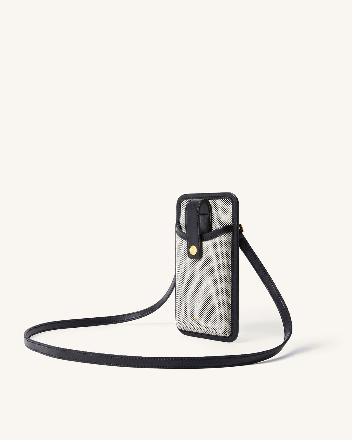 Aylin Canvas Phone Bag - Black | JW PEI