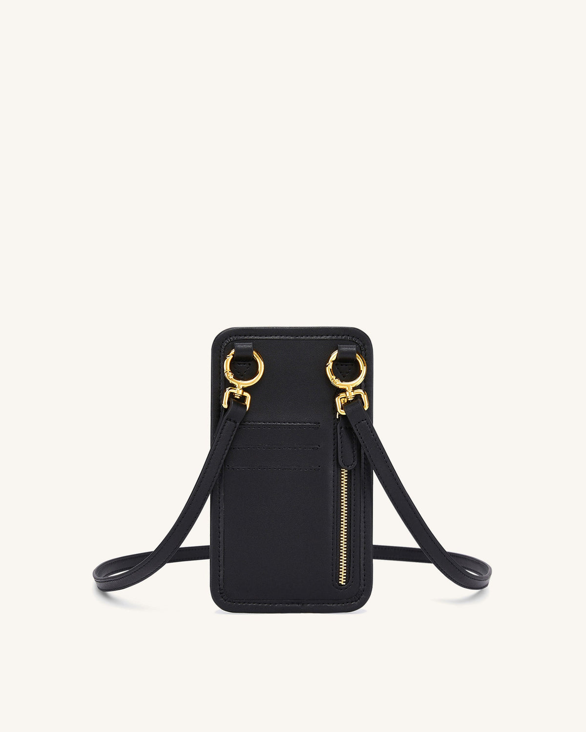 Aylin Canvas Phone Bag - Black | JW PEI