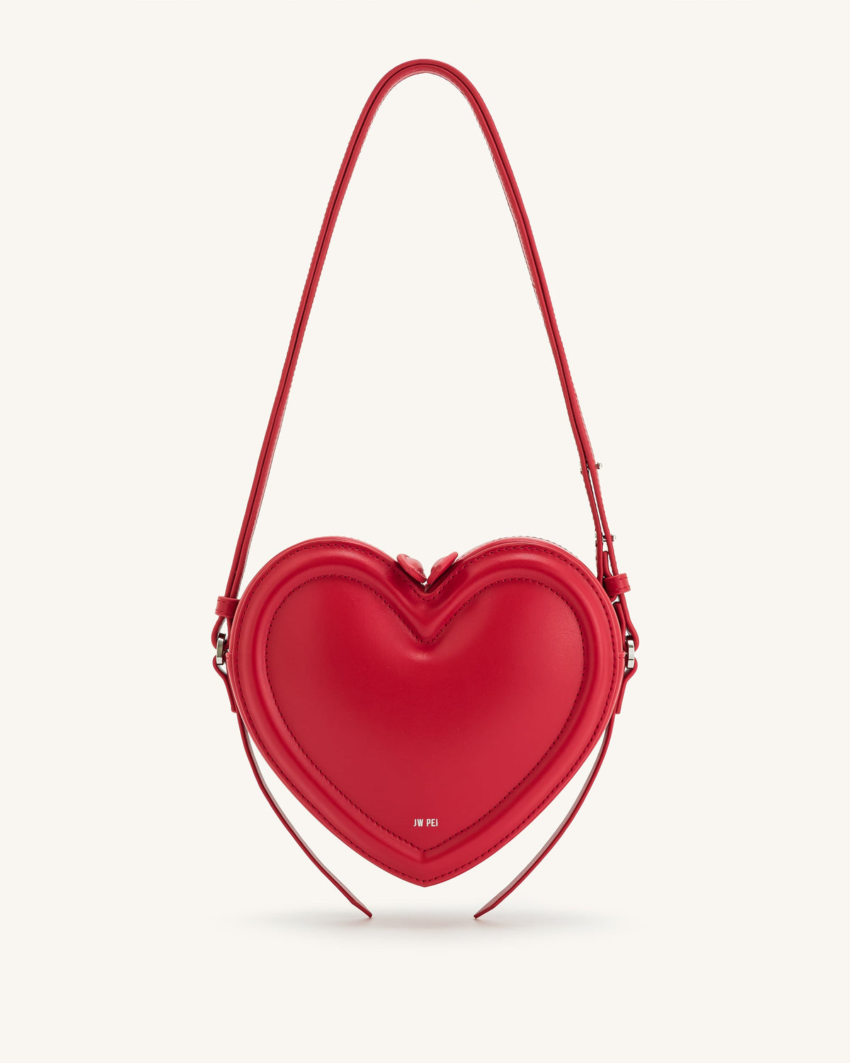 Arlene Heart Shaped Bag - Magenta | JW PEI