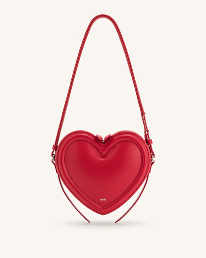 Arlene Heart Shaped Bag - Magenta | JW PEI