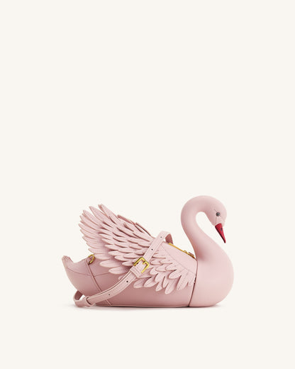Alani Swan Shaped Crossbody Bag - Light Pink | JW PEI