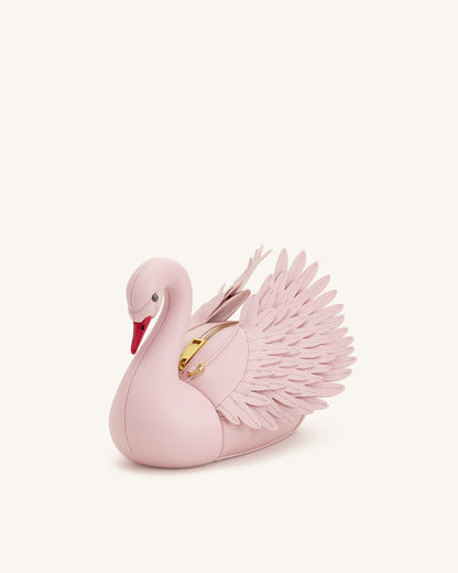 Alani Swan Shaped Crossbody Bag - Light Pink | JW PEI