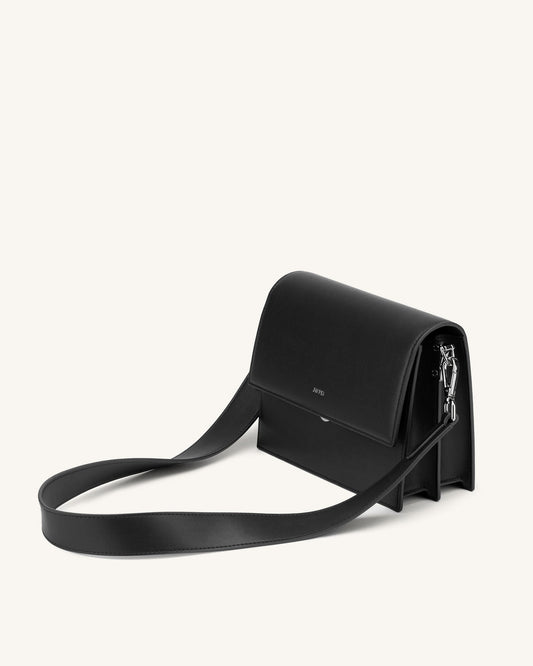 Mini Flap Crossbody - Black | JW PEI
