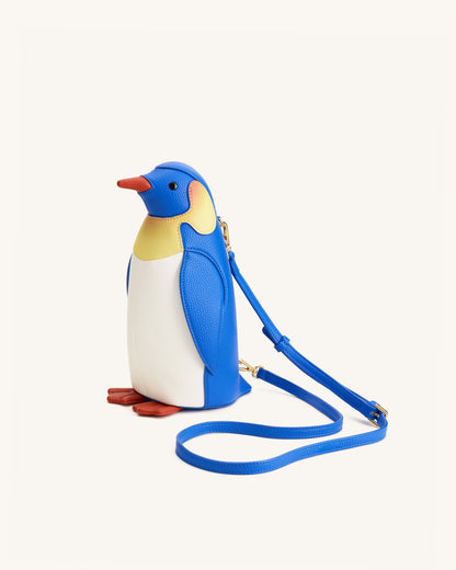 Pia Penguin Crossbody Bag - Blue | JW PEI