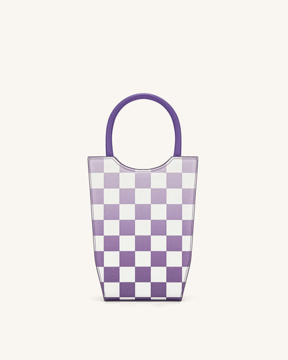 FEI Gradient Checkerboard Phone Bag - Purple | JW PEI