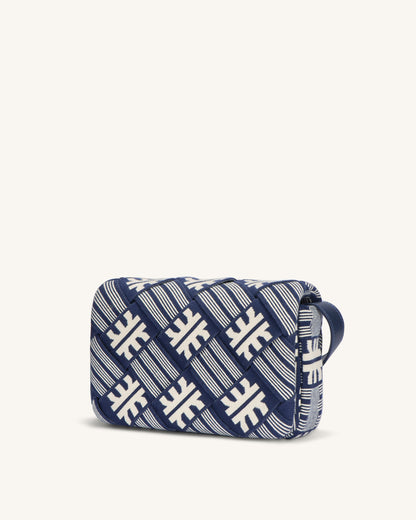FEI Maze Jacquard Knit Cossbody Bag - Navy | JW PEI