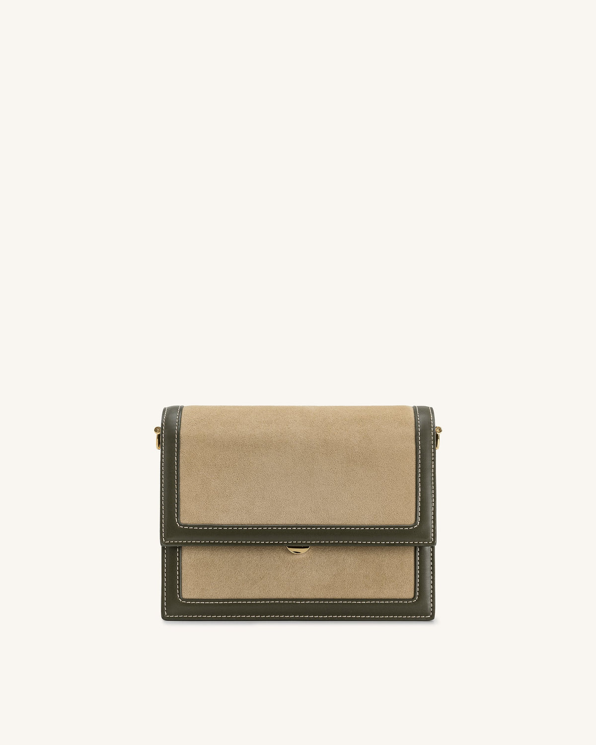 Mini Flap Faux Suede Crossbody - Green | JW PEI