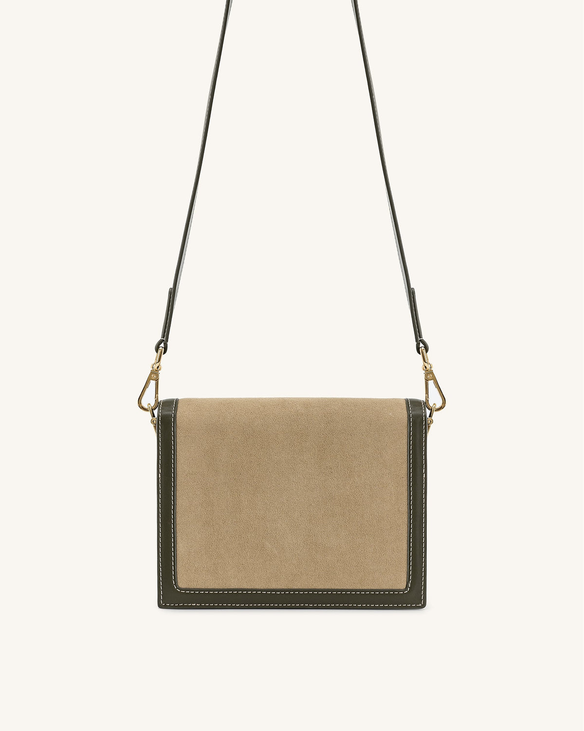 Mini Flap Faux Suede Crossbody - Green | JW PEI