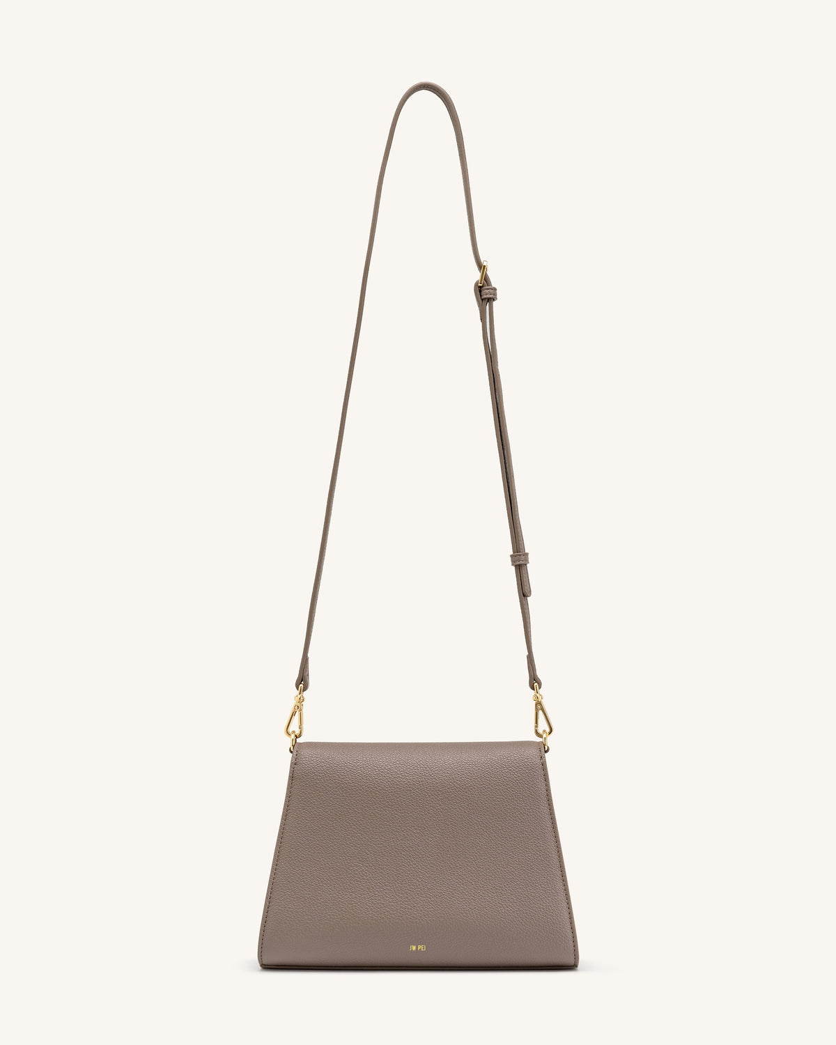 Piper Pebbled Crossbody Bag - Taupe | JW PEI