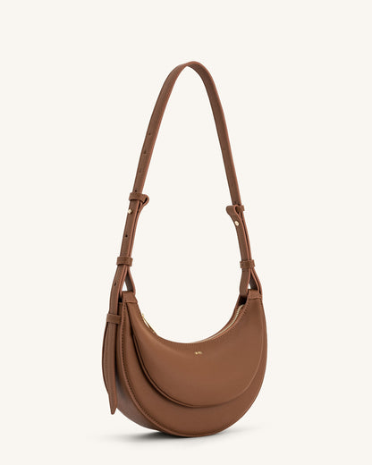 Sharon Crossbody Bag - Brown | JW PEI