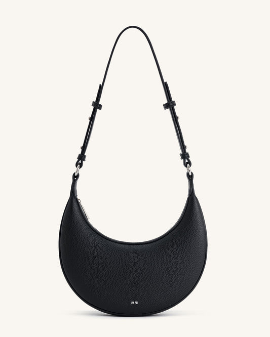 Carly Medium Shoulder Bag - Black | JW PEI