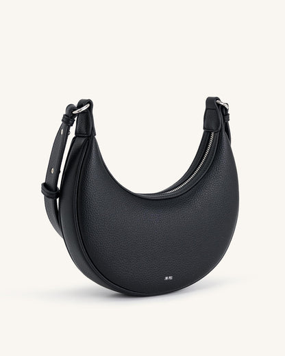 Carly Medium Shoulder Bag - Black | JW PEI
